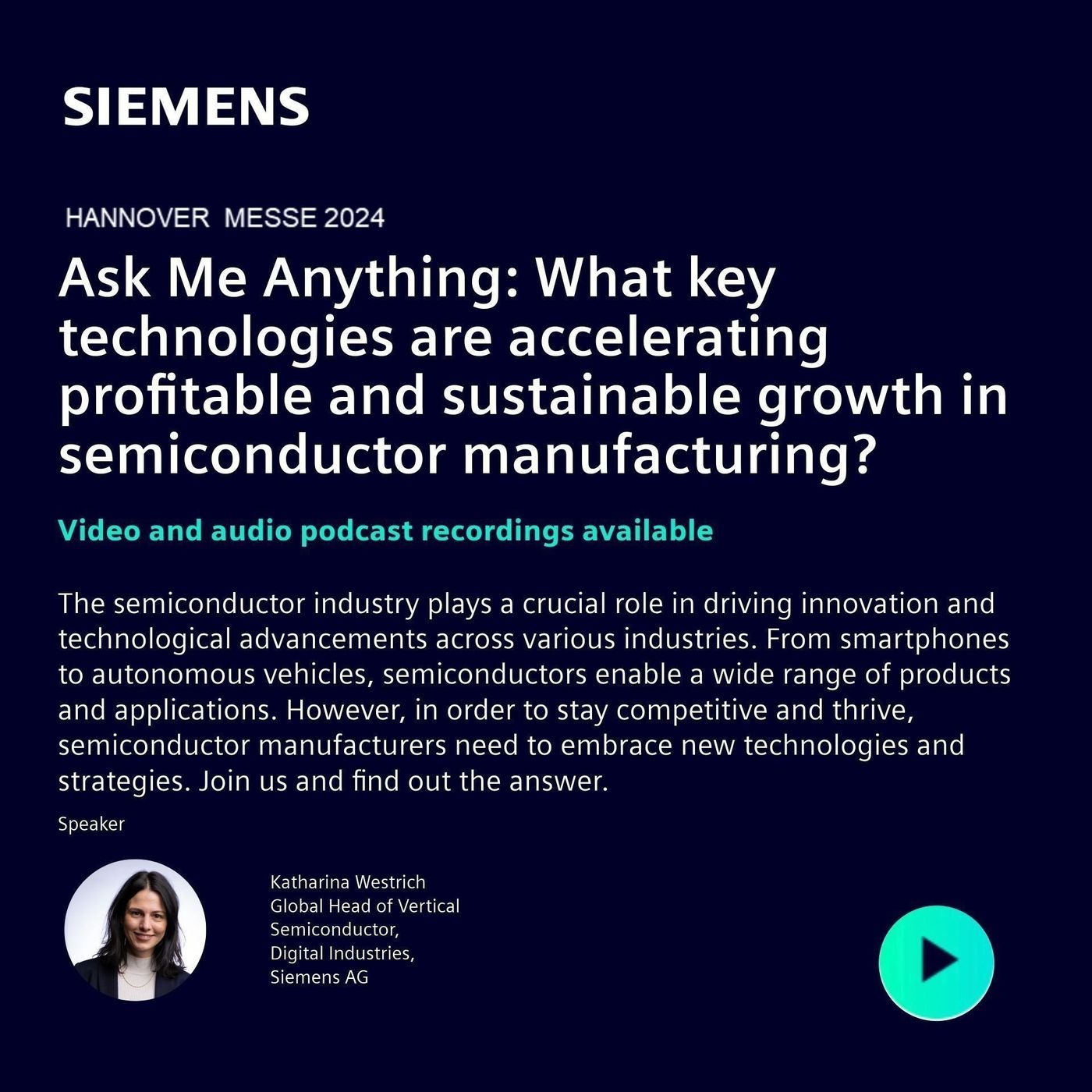 What Key Technologies are Accelerating Profitable & Sustainable Growth in Semicon Manufacturing