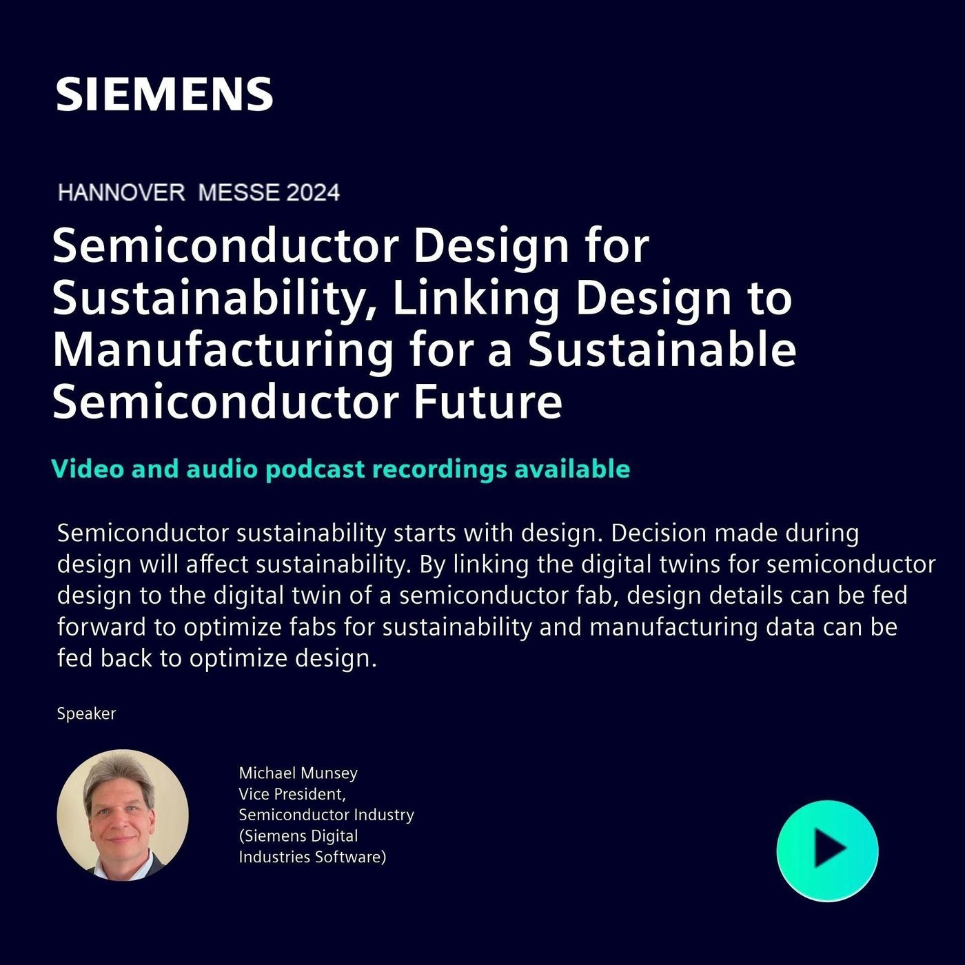 Semiconductor Design for Sustainability, Linking Design to Manufacturing for a Sustainable Semicon