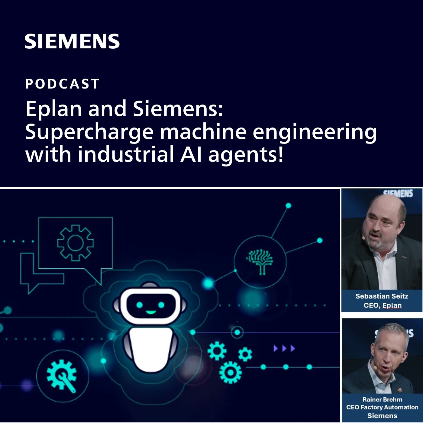 Eplan and Siemens: Supercharge machine engineering with industrial AI agents! episode artwork