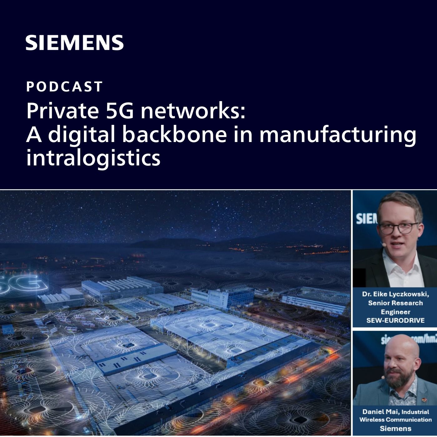 Private 5G networks: A digital backbone in manufacturing intralogistics episode artwork