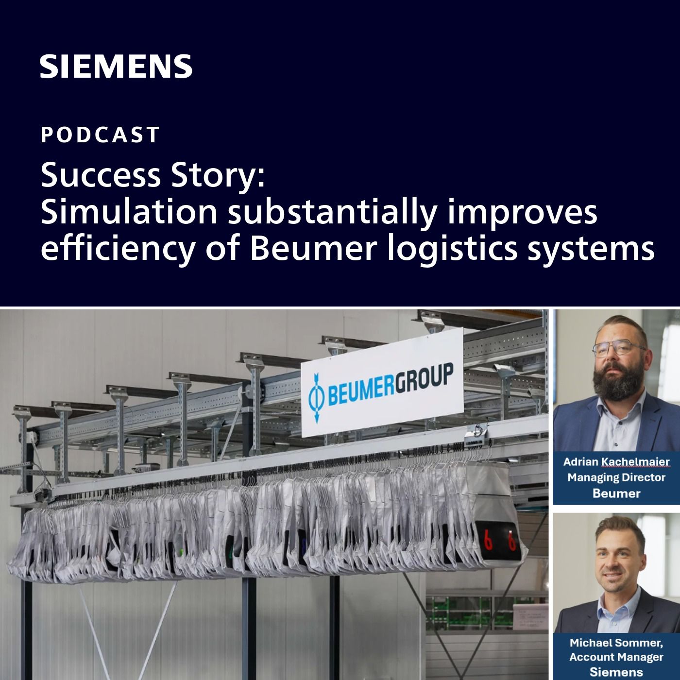 Success Story: Simulation substantially improves the efficiency of Beumer logistics systems episode artwork